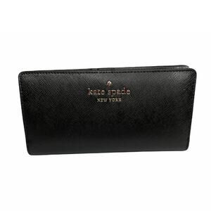 Kate Spade Staci Black Slim Bifold Wallet